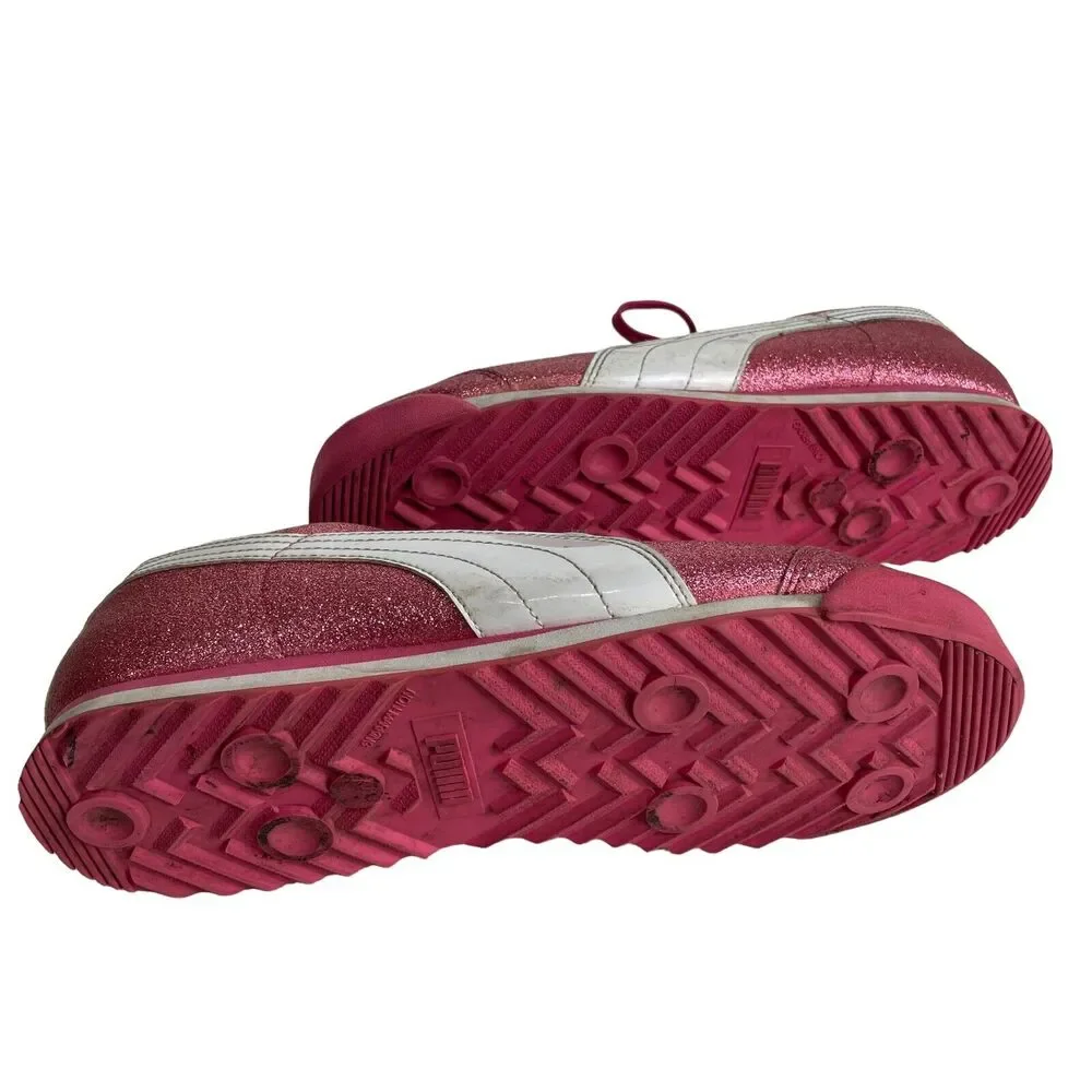 PUMA Roma Glitz Glam Sneakers Pink Size 7C